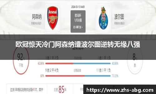 欧冠惊天冷门阿森纳遭波尔图逆转无缘八强