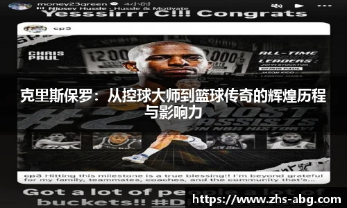 克里斯保罗：从控球大师到篮球传奇的辉煌历程与影响力